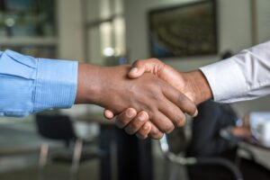 Freelancer celebrating first online payment received on Upwork