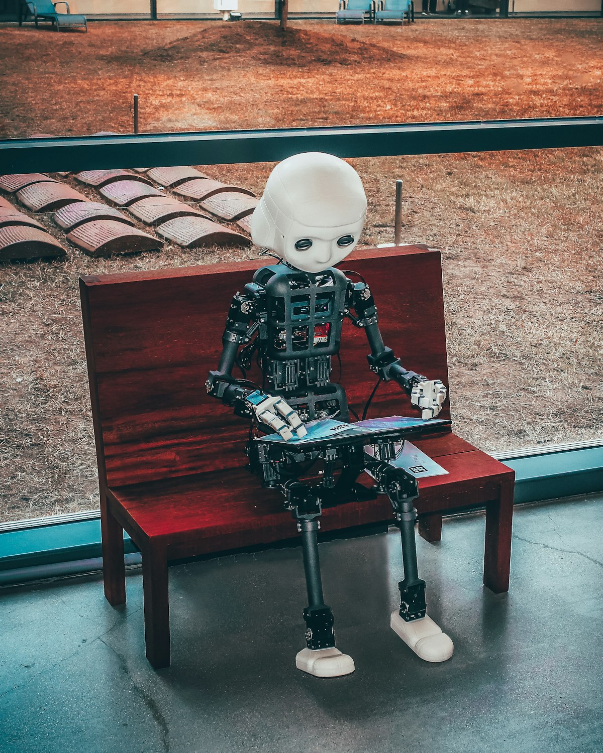 AI brain network with neural connections